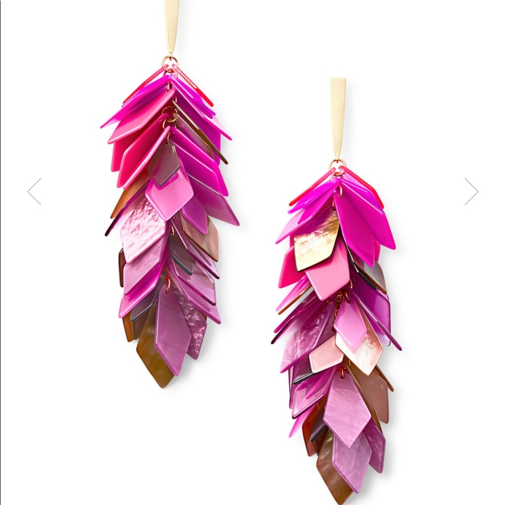 Kendra Scott Jennifer Earrings in Pink Mix 2019 🏝